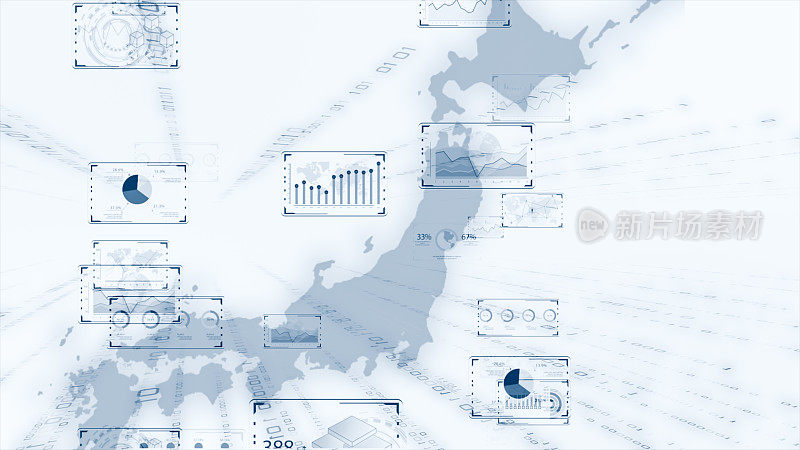 5G/6G和AI技术，全球通信网络概念。6 g业务图。全球业务。